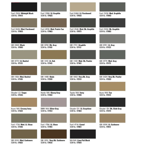 Polycryl Promax Blend SEM colors