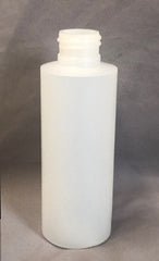 Botella cilíndrica natural de 4 oz - Paquete de 6 - Botellas SOLAMENTE